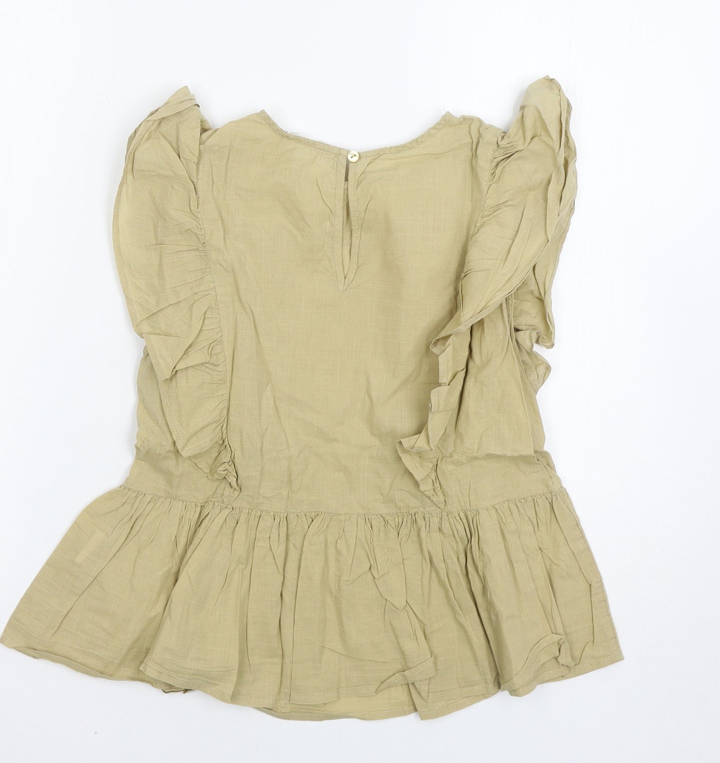 Lost Stock Womens Brown   Basic Blouse Size S