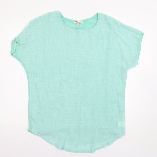 Misumi Womens Green   Basic T-Shirt Size M