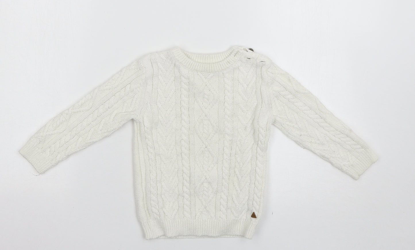 NEXT Baby White   Pullover Jumper Size 18-24 Months