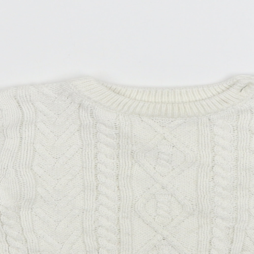 NEXT Baby White   Pullover Jumper Size 18-24 Months