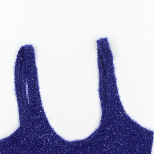 Bershka Womens Blue   Basic Tank Size M