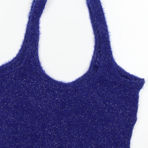 Bershka Womens Blue   Basic Tank Size M