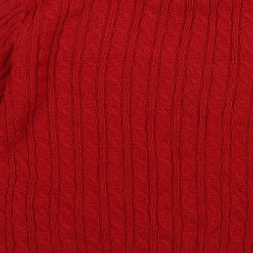 CHIC Womens Red   Pullover Jumper Size L