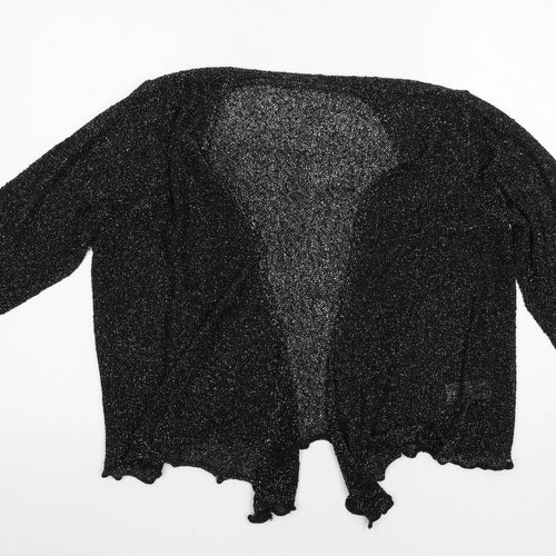 BM Womens Black   Cardigan Jumper Size M