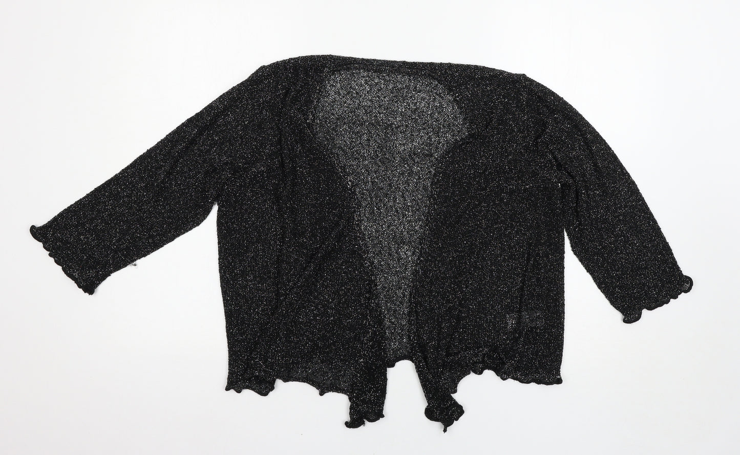 BM Womens Black   Cardigan Jumper Size M