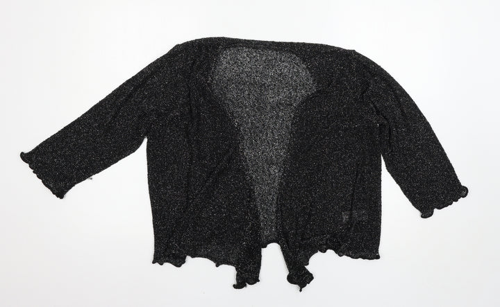 BM Womens Black   Cardigan Jumper Size M