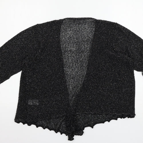 BM Womens Black   Cardigan Jumper Size M