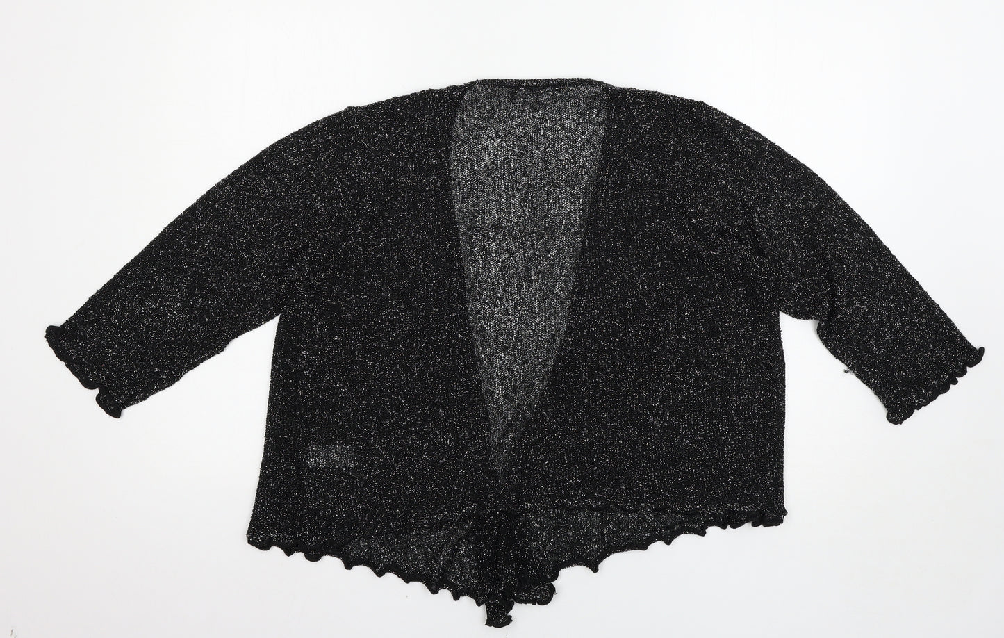 BM Womens Black   Cardigan Jumper Size M