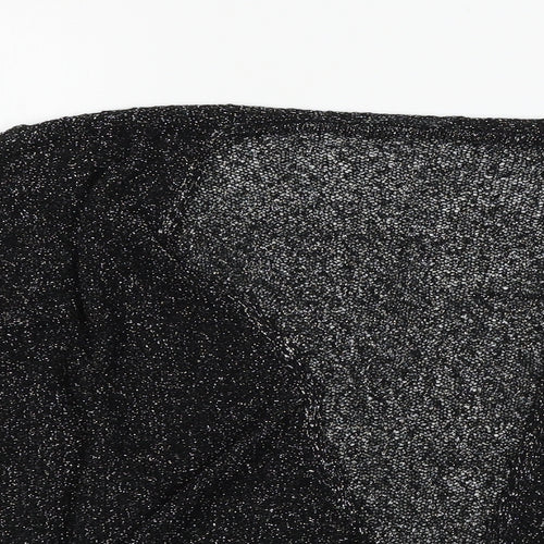 BM Womens Black   Cardigan Jumper Size M