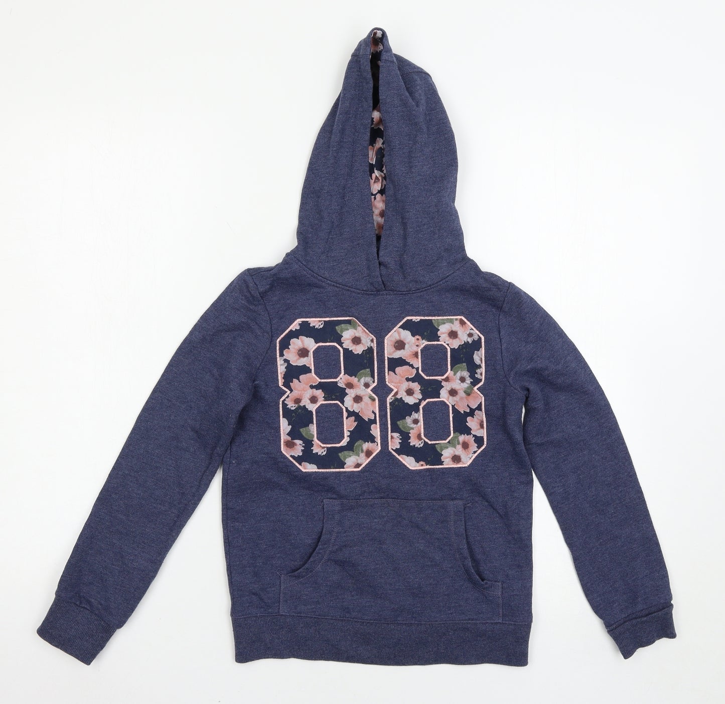 F&F Girls Blue   Pullover Hoodie Size 8-9 Years