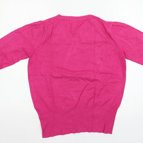 Marks and Spencer Womens Pink   Pullover Jumper Size 16
