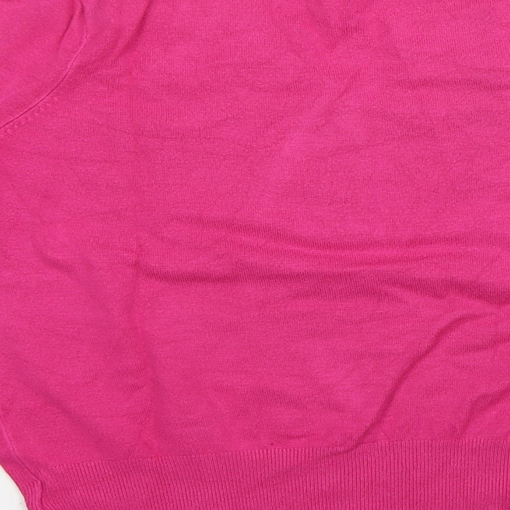 Marks and Spencer Womens Pink   Pullover Jumper Size 16