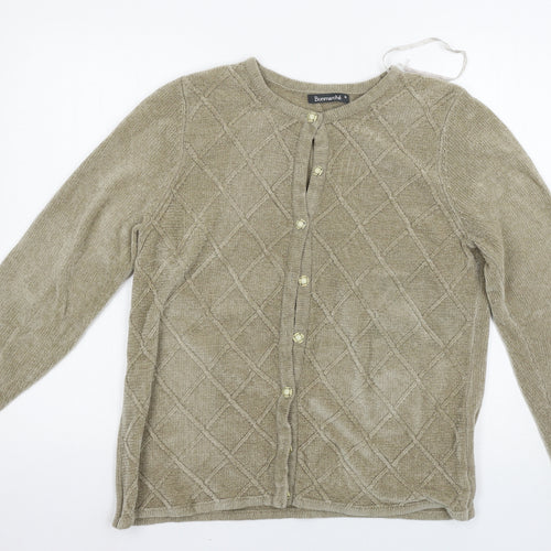Bonmarché Womens Beige   Cardigan Jumper Size M