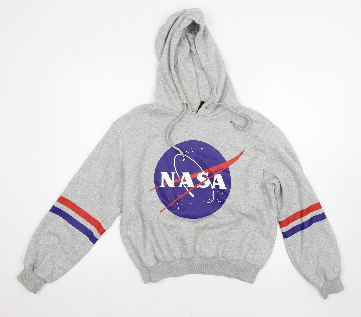 H&M Womens Grey   Pullover Hoodie Size S