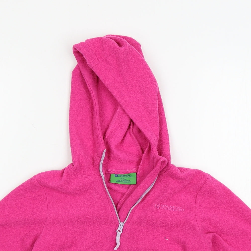 Mountain Warehouse Girls Pink   Pullover Hoodie Size 5-6 Years