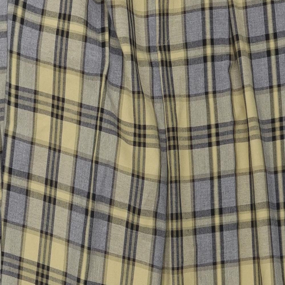 Primark Womens Multicoloured Check  Trousers  Size 10 L26 in