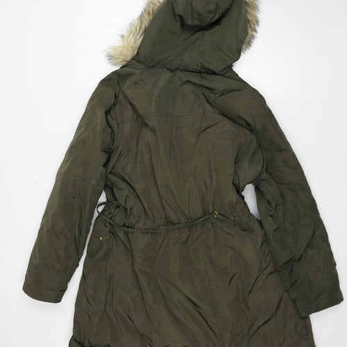 Bonmarché Womens Green   Parka Coat Size 22