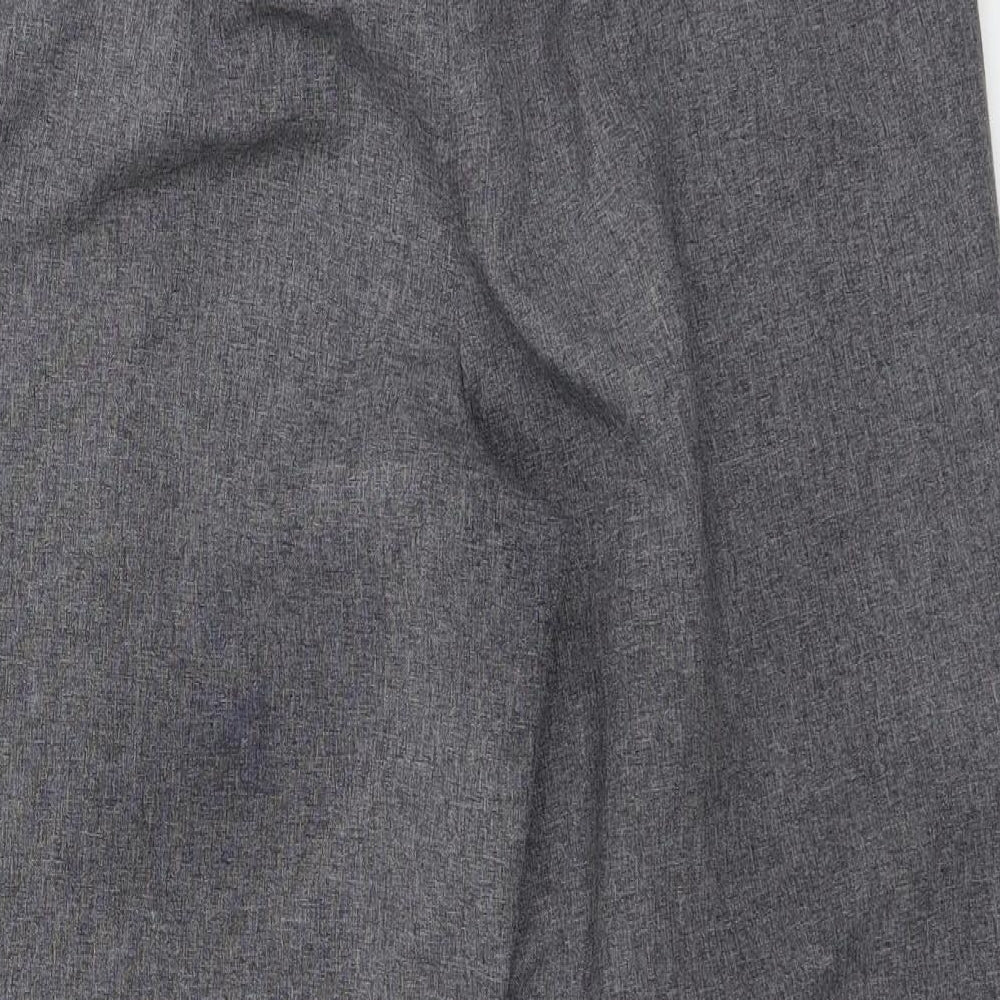 BM Womens Grey   Trousers  Size 12 L25 in