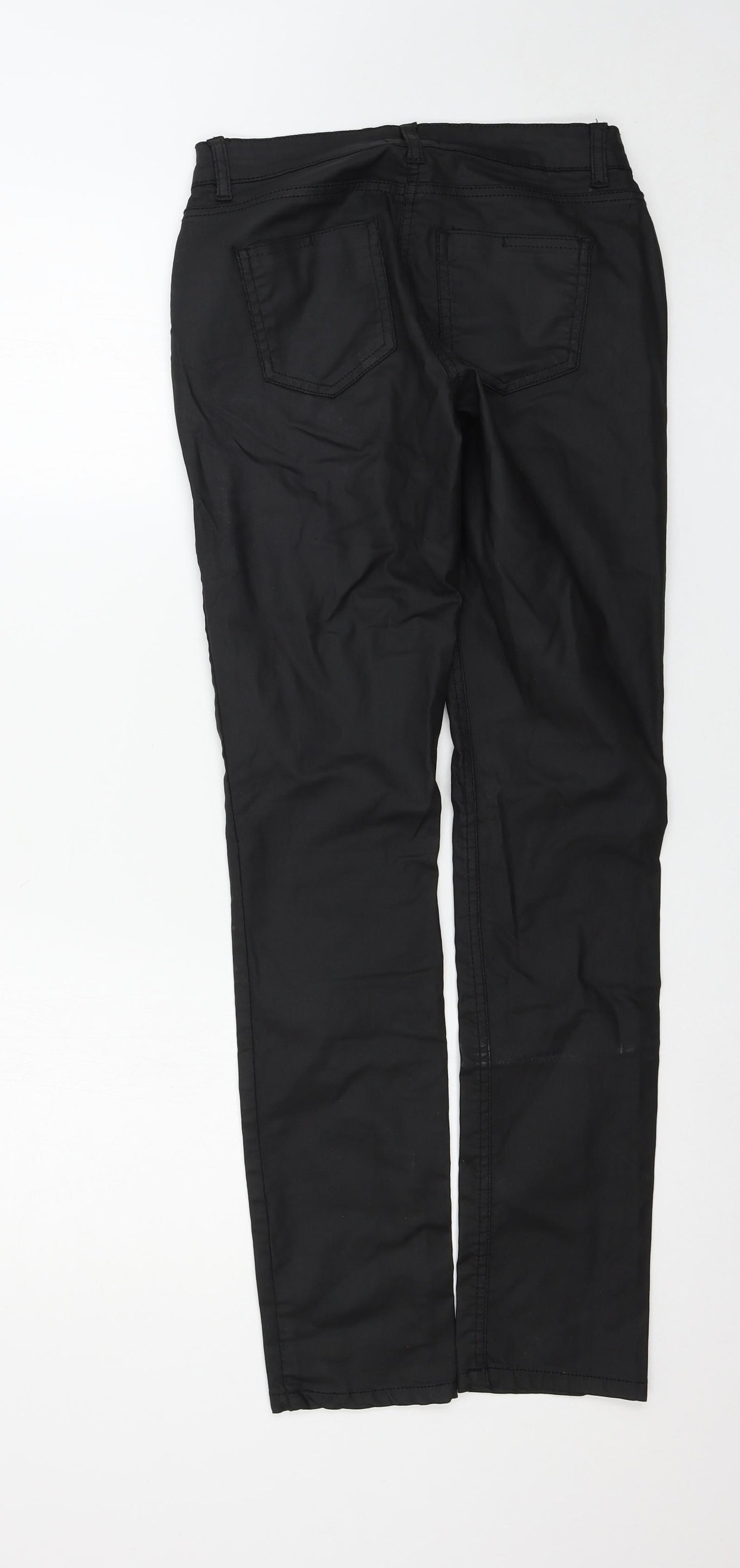 Wallis Womens Black   Straight Jeans Size 8 L30 in