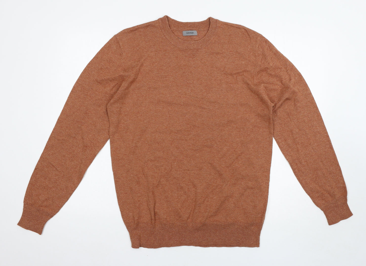 George Mens Brown   Pullover Jumper Size M