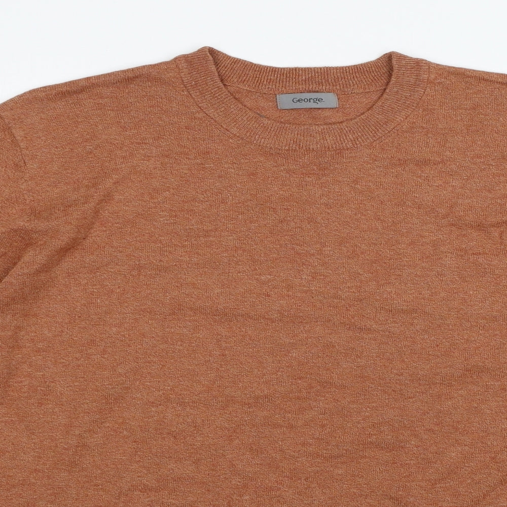 George Mens Brown   Pullover Jumper Size M