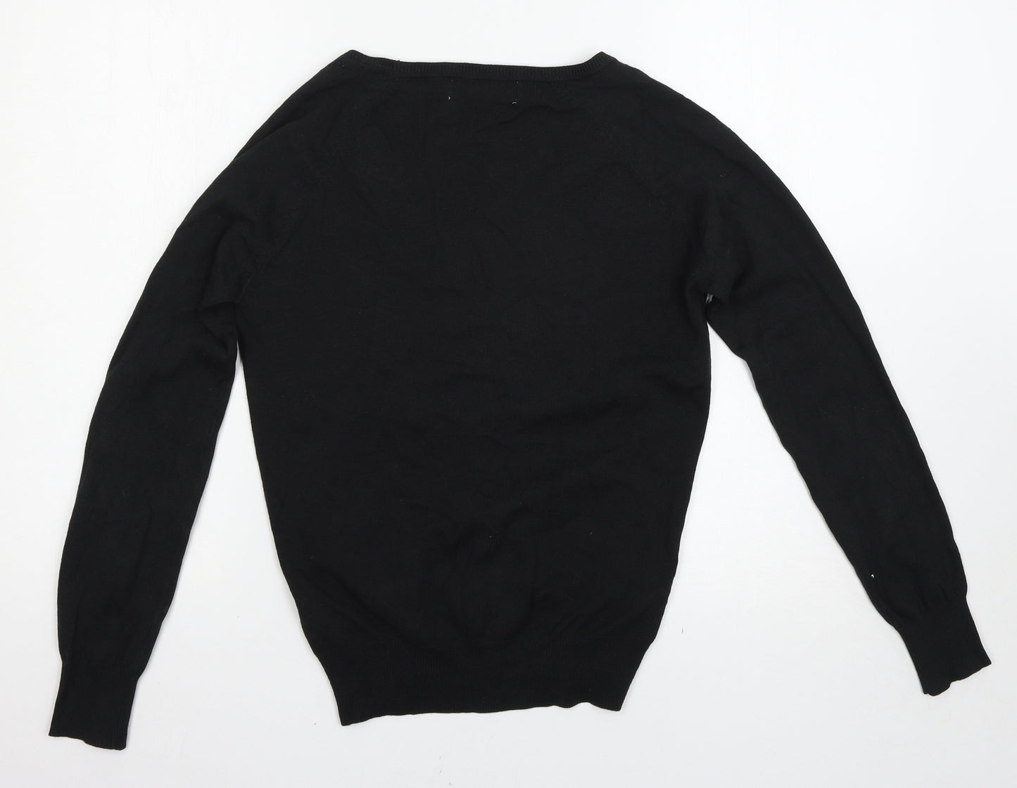 Pull&Bear Womens Black   Cardigan Jumper Size M