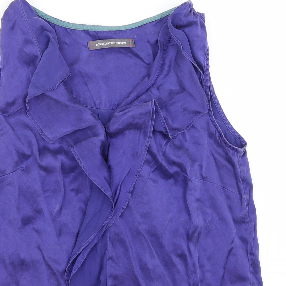 Boden Womens Blue   Basic Blouse Size 8