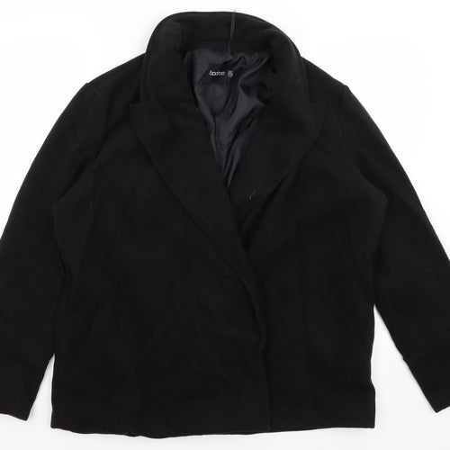 Boohoo Womens Black   Jacket  Size 14