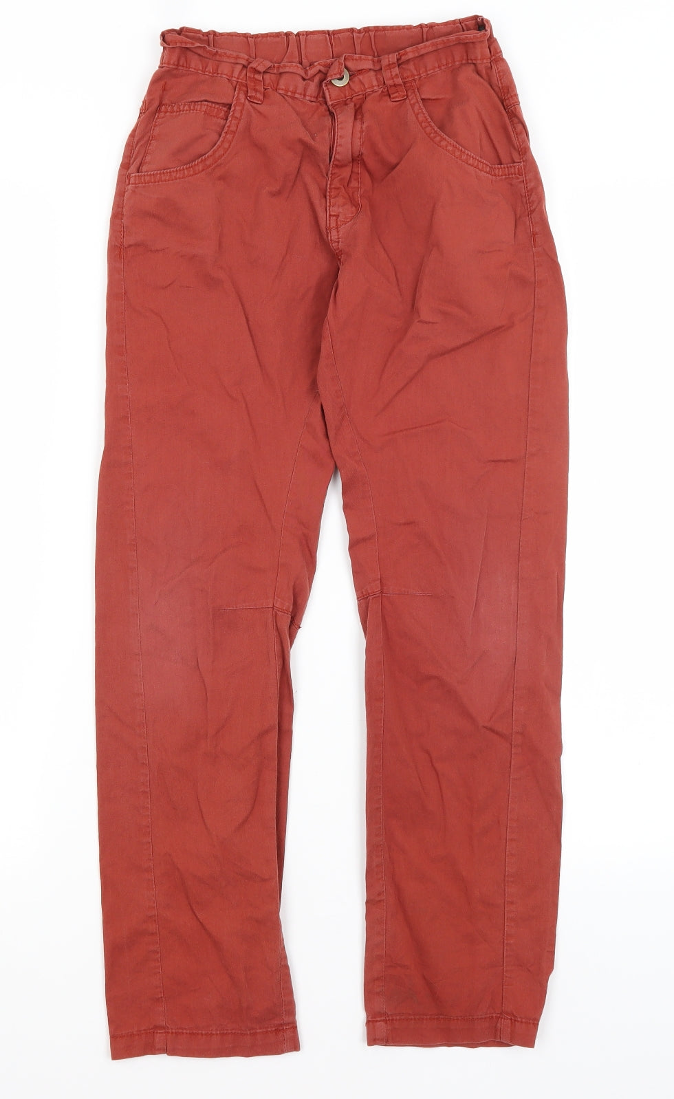 George Boys Red   Chino Trousers Size 9-10 Years