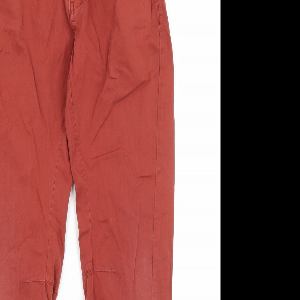 George Boys Red   Chino Trousers Size 9-10 Years