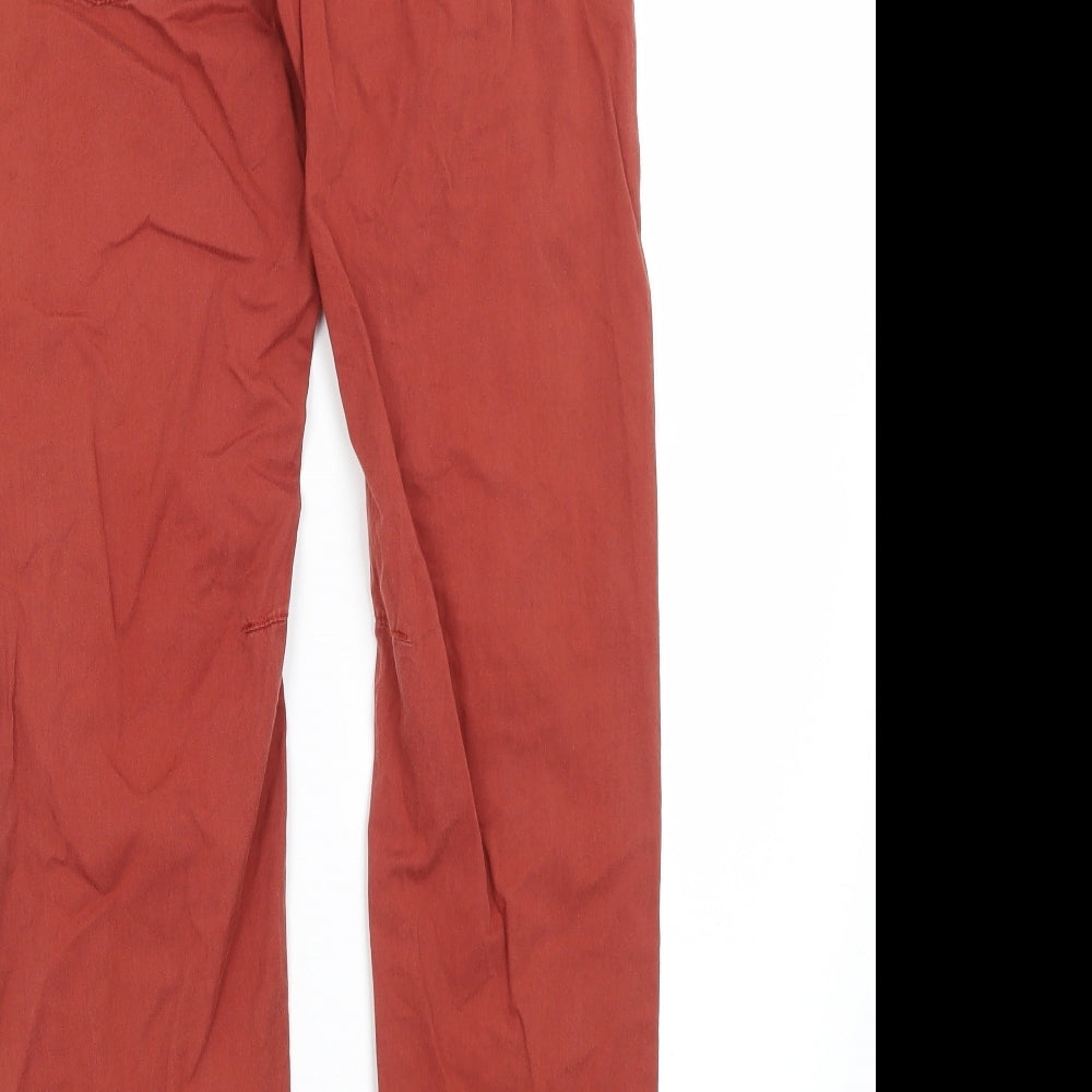 George Boys Red   Chino Trousers Size 9-10 Years