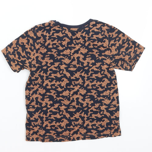 Nutmeg Boys Blue Camouflage  Basic T-Shirt Size 5-6 Years