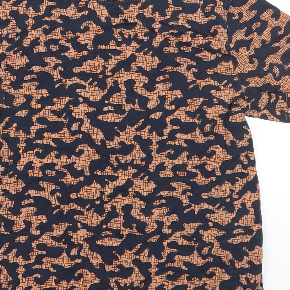 Nutmeg Boys Blue Camouflage  Basic T-Shirt Size 5-6 Years