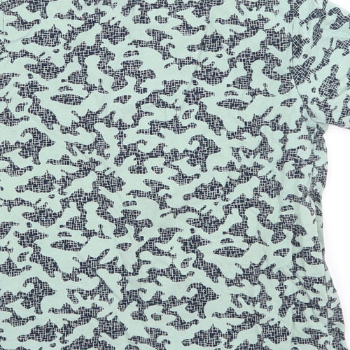 Nutmeg Boys Blue Camouflage  Basic T-Shirt Size 5-6 Years