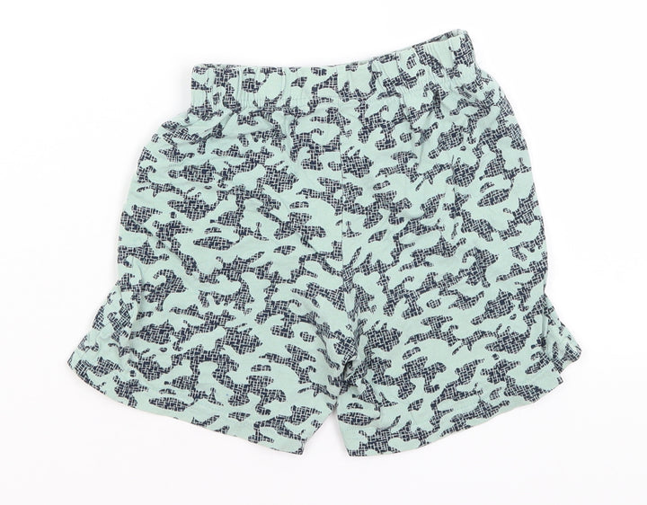 Nutmeg Boys Blue Camouflage  Bermuda Shorts Size 5-6 Years