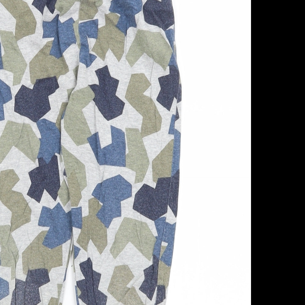 F&F Boys Grey Geometric   Pyjama Pants Size 5-6 Years