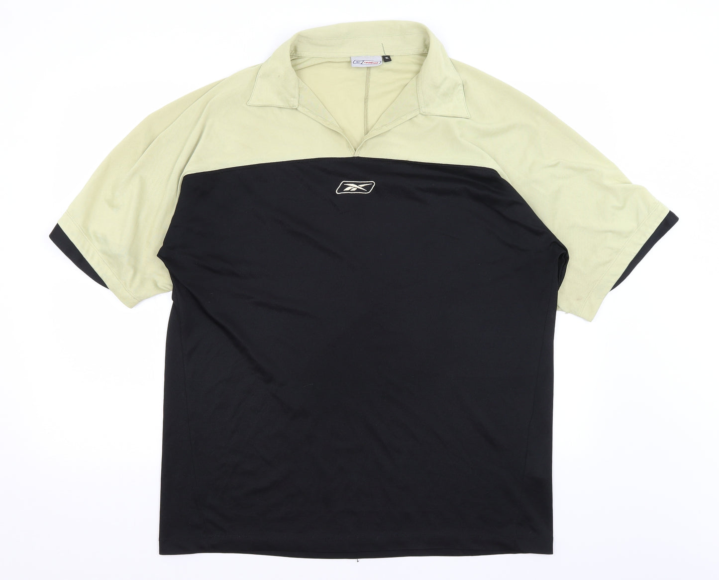 Reebok Mens Black    Polo Size XL