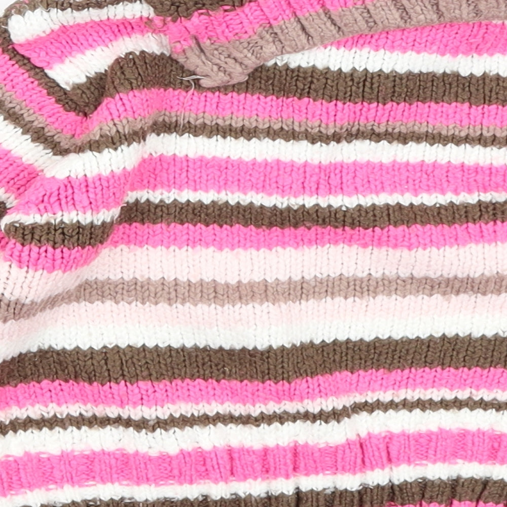 Cherokee Baby Brown Striped  Pullover Jumper Size 18-24 Months