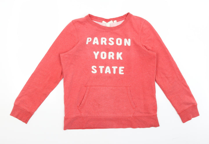 H&M Womens Red Pullover Jumper Size M