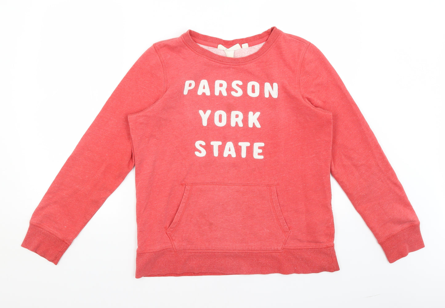 H&M Womens Red   Pullover Jumper Size M
