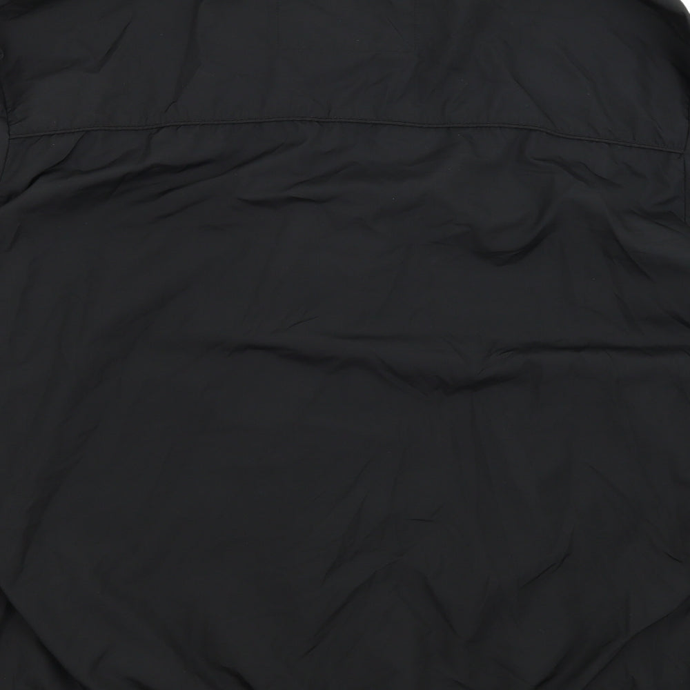 Atticus Mens Black   Rain Coat Coat Size 2XL