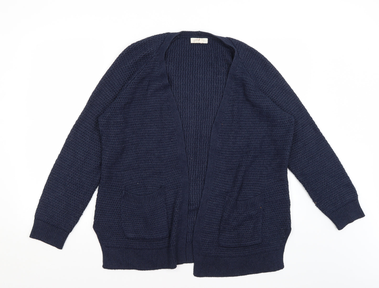 Fat Face Womens Blue   Shrug Jumper Size 12