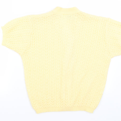 LK Womens Yellow   Cardigan Jumper Size S