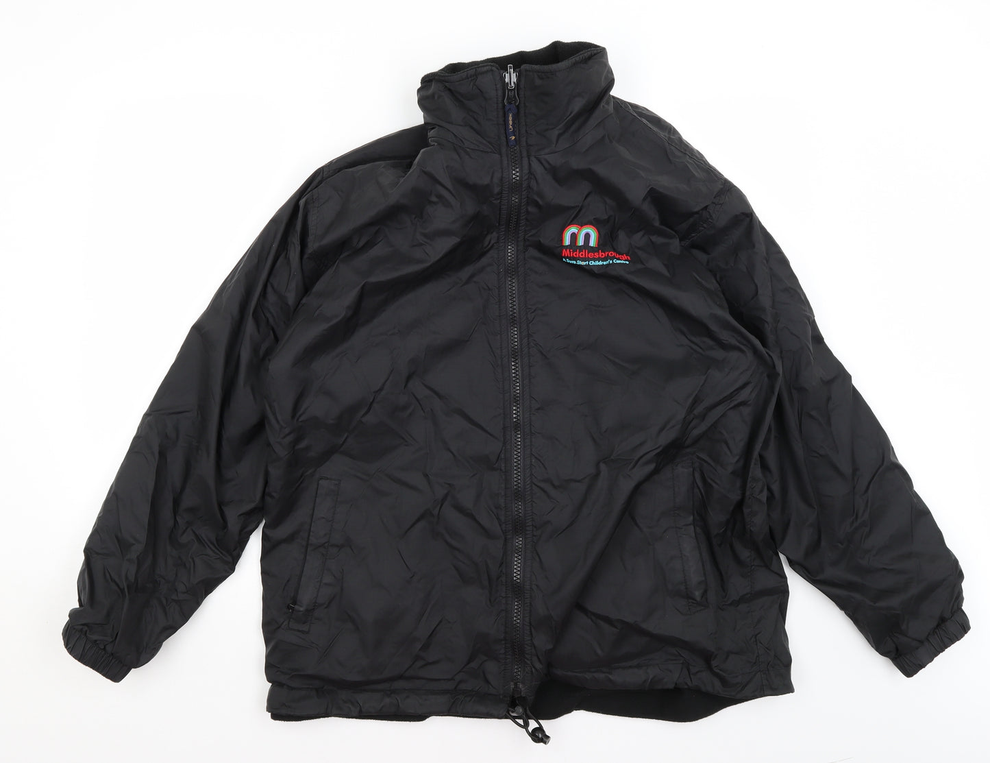 Uneek Mens Black   Rain Coat Coat Size M