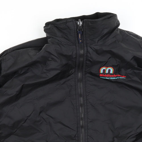 Uneek Mens Black   Rain Coat Coat Size M