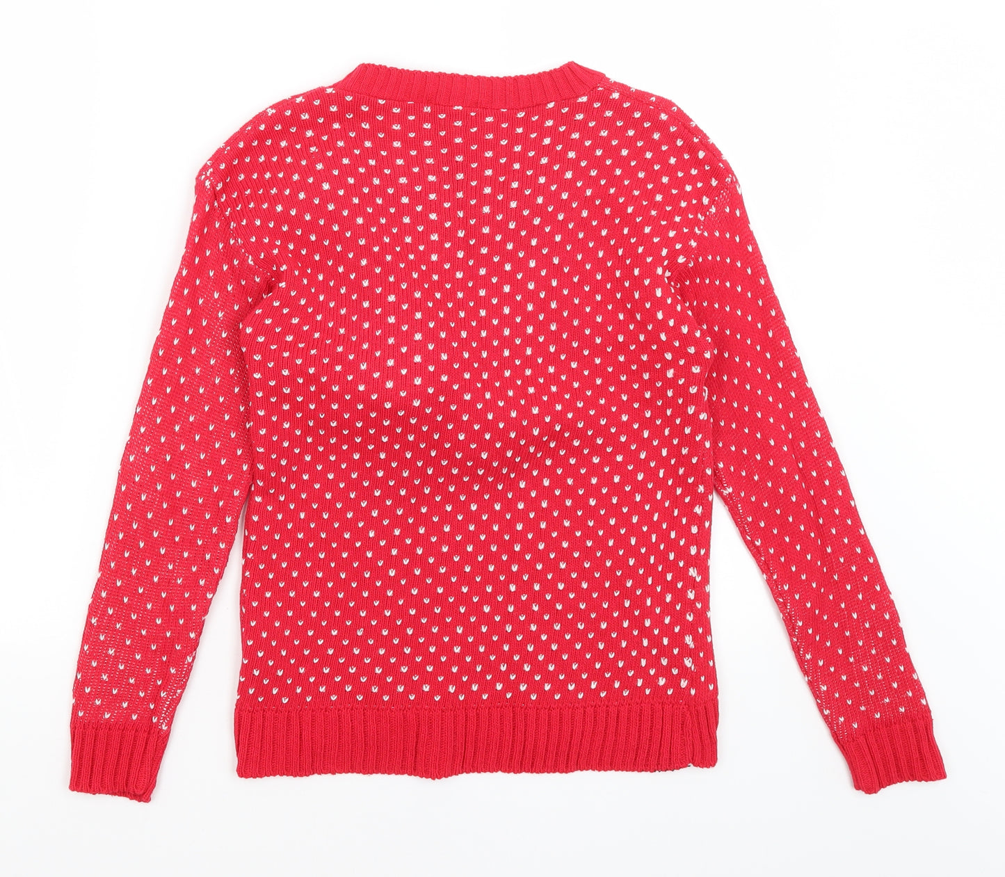 Q10 Womens Red   Pullover Jumper Size M  - Santa