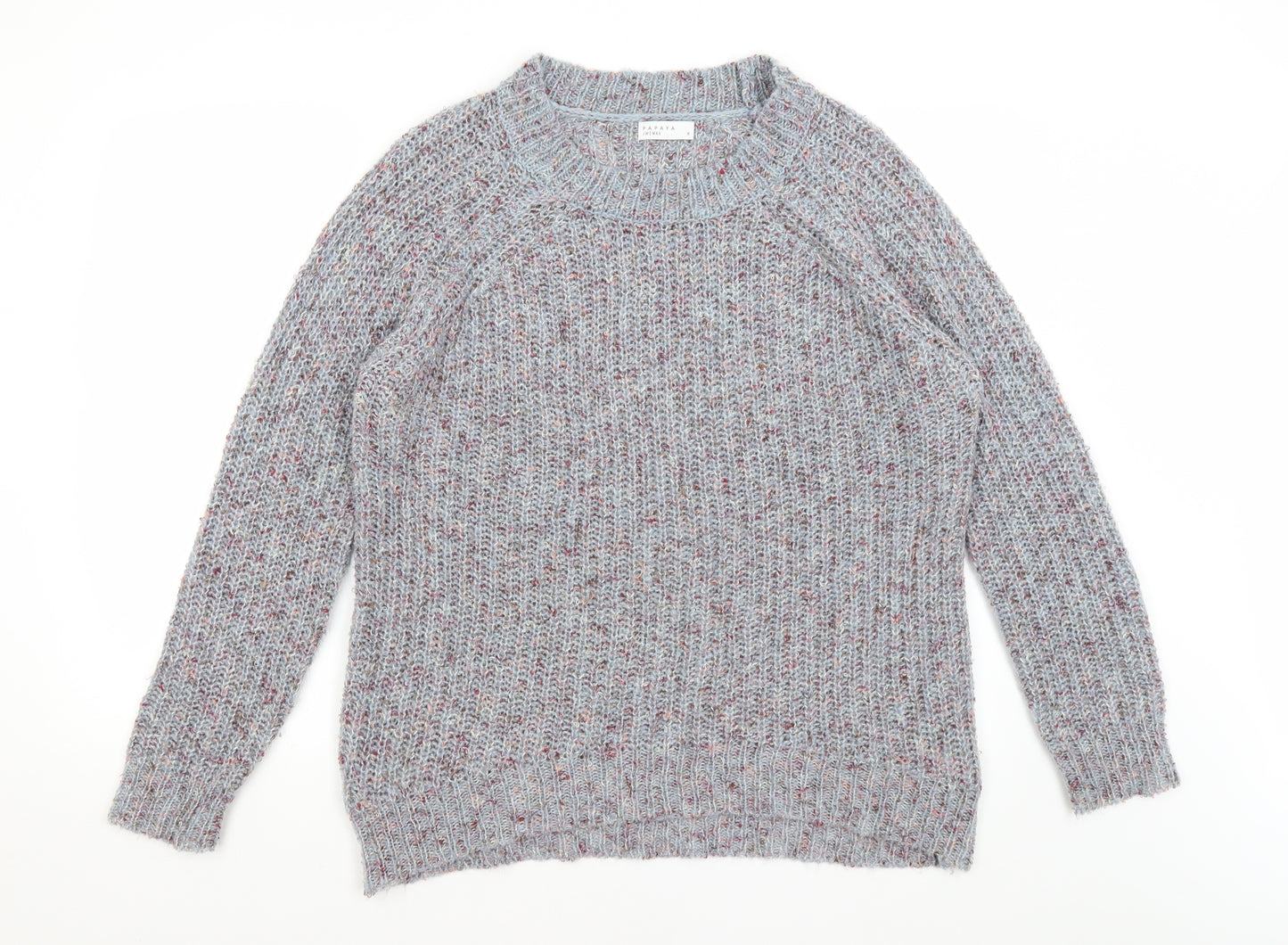 Papaya Womens Grey   Pullover Jumper Size M