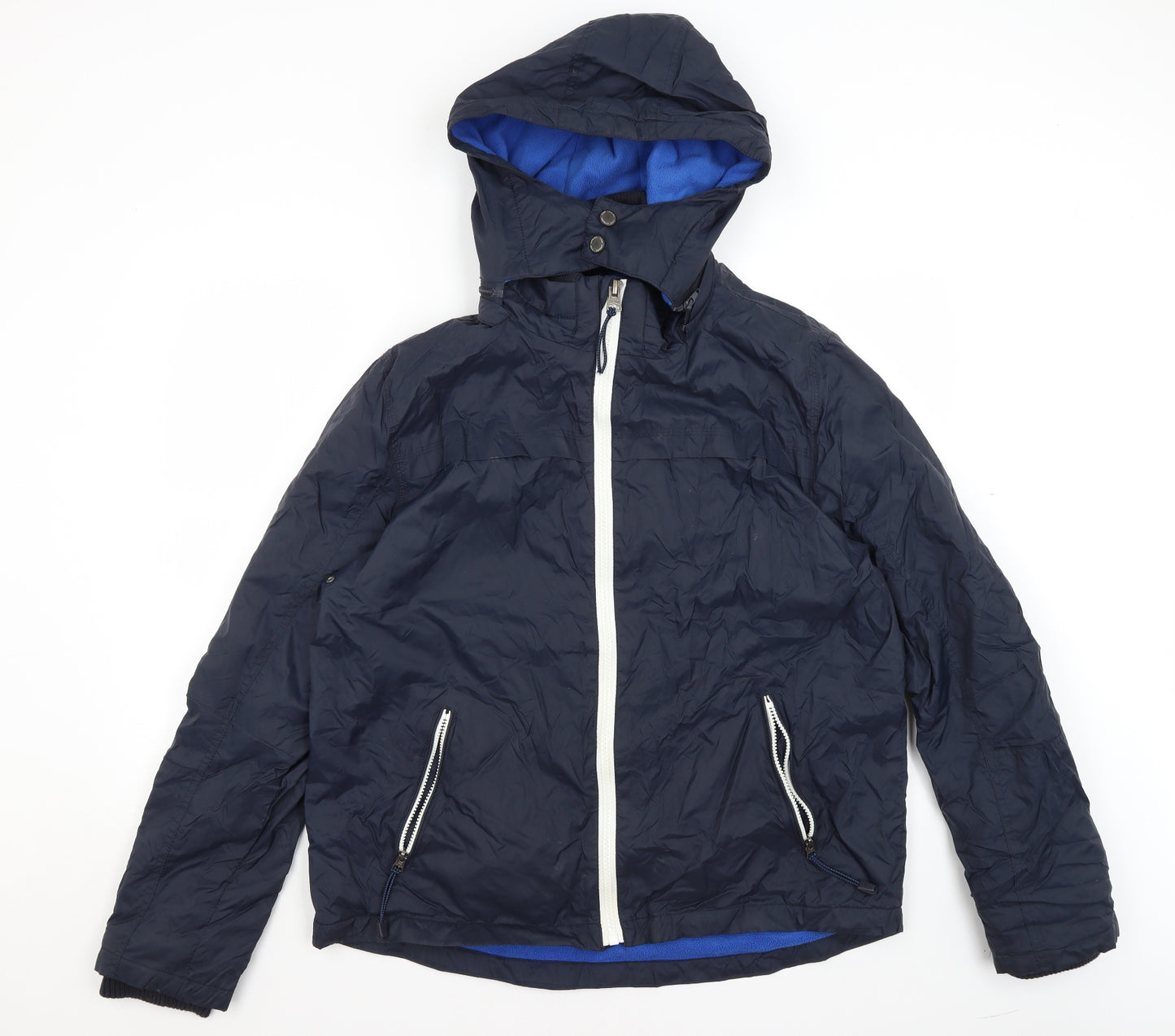 Easy Mens Blue   Rain Coat Coat Size XL