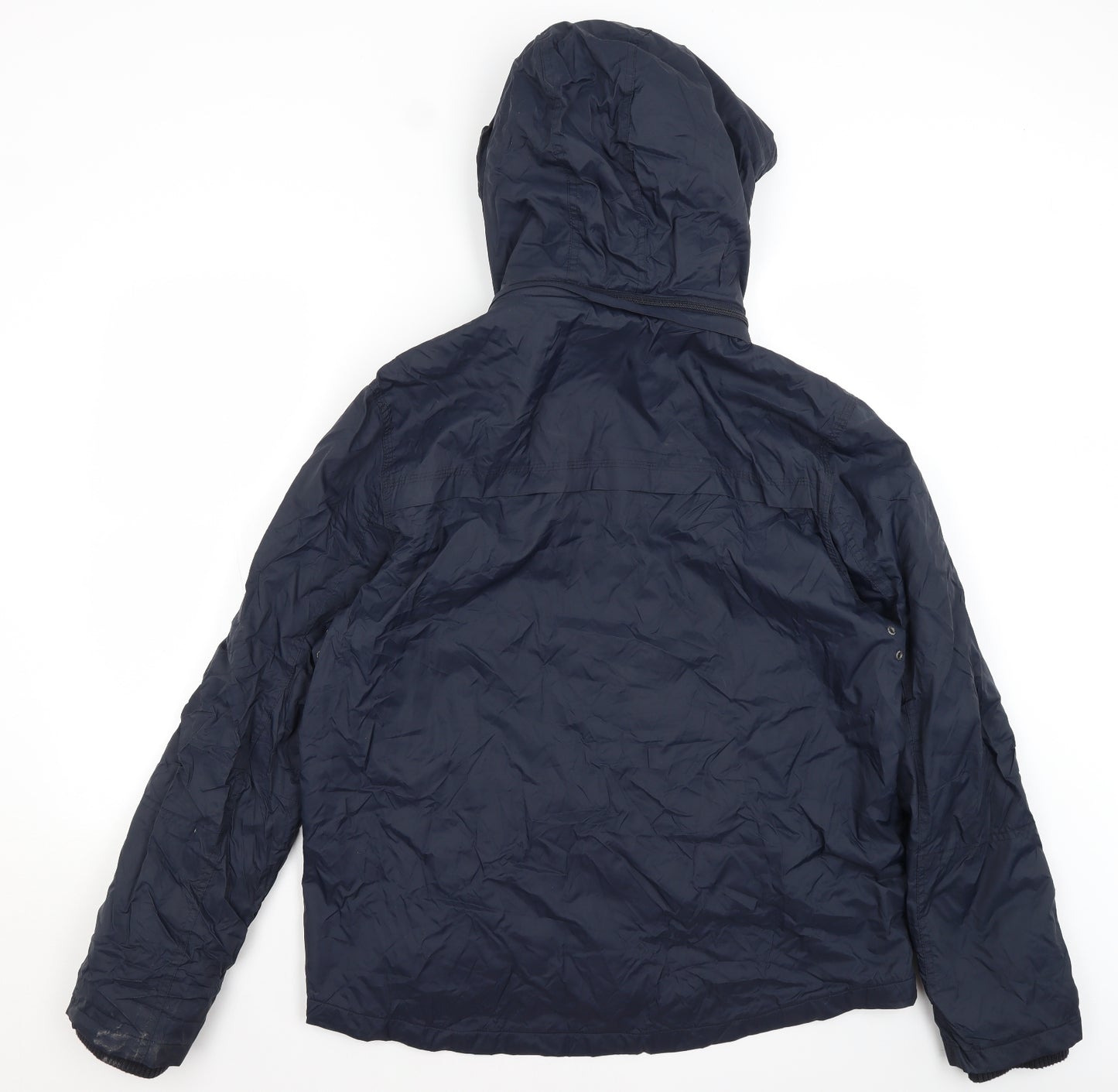 Easy Mens Blue   Rain Coat Coat Size XL