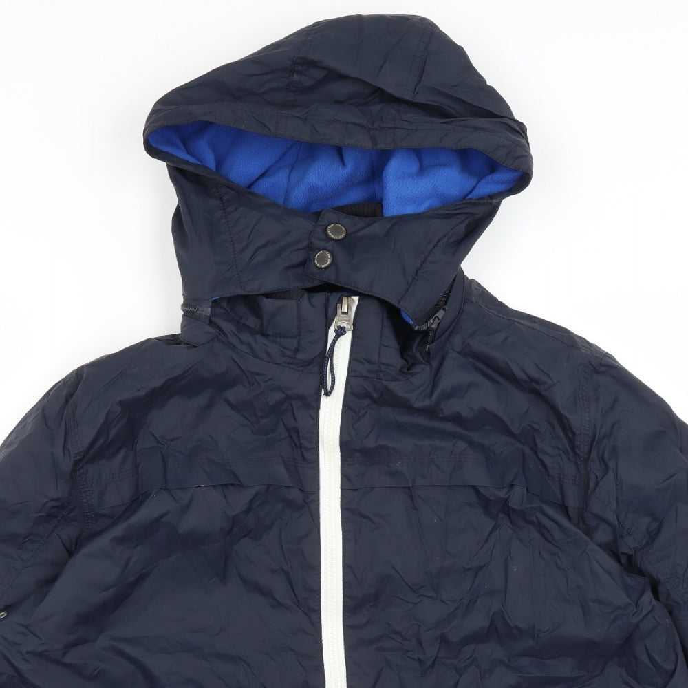 Easy Mens Blue   Rain Coat Coat Size XL
